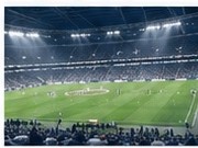 Broadcast-Kamera in einem Stadion